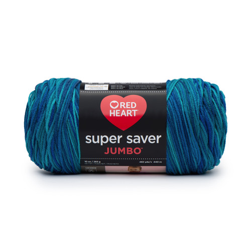 Red Heart Super Saver Jumbo Yarn-Macaw - E302C-3944 - 073650016011