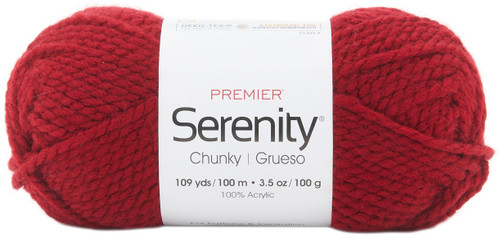 Premier Serenity Chunky Yarn-Red Ochre - 700-34 - 877503003353 Premier Serenity Chunky Yarn-Red Ochre - 700-34 - 877503003353