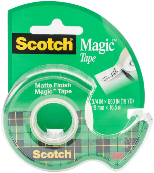Scotch Magic Tape-.75"X650" -122-3M - 021200011139