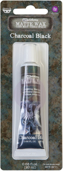 3 Pack - Finnabair Art Alchemy Matte Wax .68 Fluid Ounce-Charcoal Black - AAMWP-67901 - 655350967901