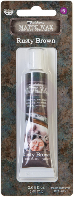 3 Pack - Finnabair Art Alchemy Matte Wax .68 Fluid Ounce-Rusty Brown - AAMWP-67888 - 655350967888