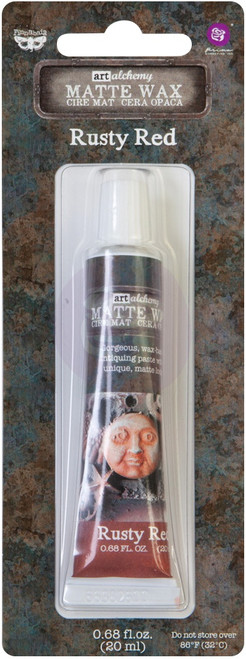 3 Pack - Finnabair Art Alchemy Matte Wax .68 Fluid Ounce-Rusty Red - AAMWP-67895 - 655350967895