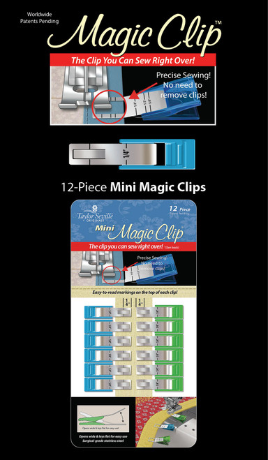 Taylor Seville Magic Clips 12/Pkg-Mini - 17177 - 766152217177