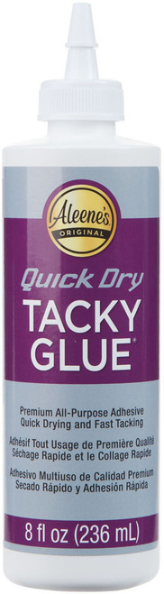 3 Pack Aleene's Quick Dry Tacky Glue-8oz -7-10 - 017754178435