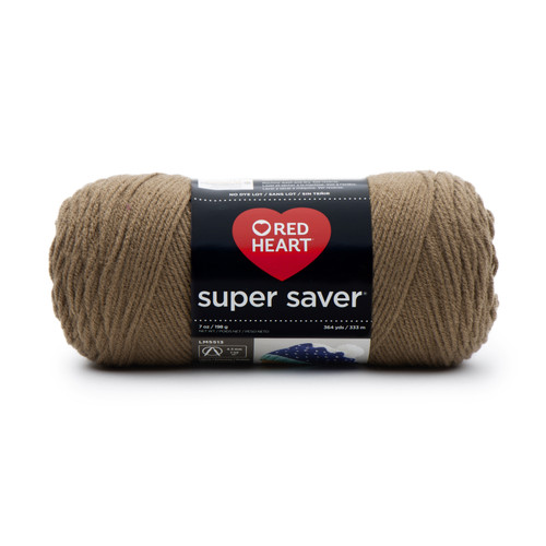 3 Pack - Red Heart Super Saver Yarn-Cafe Latte - E300B-360 - 073650788321