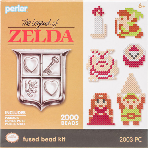 2 Pack Perler Fused Bead Kit-The Legend Of Zelda -80-54244 - 048533542444