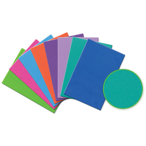 6 Pack Krafty Kids Foam Sheets 4"X6" 1.5mm 30/Pkg-Fashion Colors GC044-B