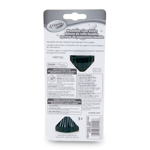 6 Pack - Crayola Washable Glue Sticks 2/Pkg-.2oz - 56-1129 6 Pack - Crayola Washable Glue Sticks 2/Pkg-.2oz - 56-1129