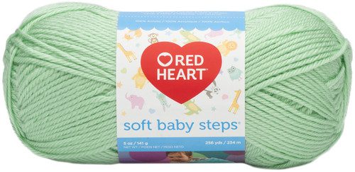 3 Pack - Red Heart Soft Baby Steps Yarn-Baby Green - E746-9620 - 073650798702