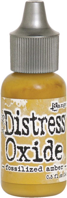 3 Pack - Tim Holtz Distress Oxides Reinker-Fossilized Amber - TDR-57086 - 789541057086