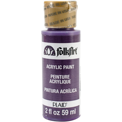 6 Pack - FolkArt Acrylic Paint 2oz-Eggplant - FA-2253 - 028995022531