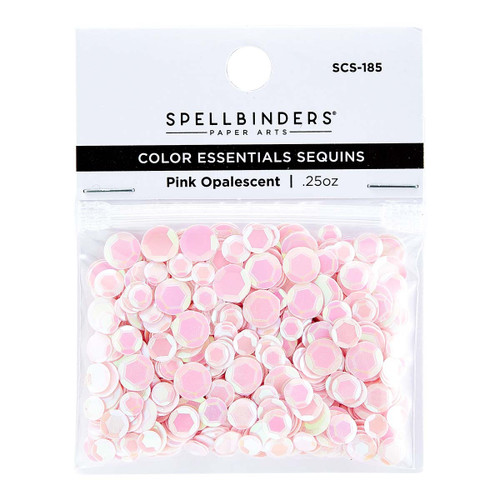 3 Pack Spellbinders Opalescent Color Essentials Sequins-Pink -SCS185 - 812062037777