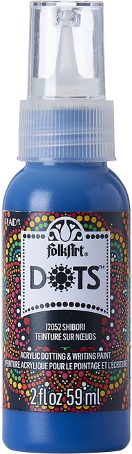 3 Pack Folkart Dots Acrylic Paint 2oz-Shibori FADOT2OZ-12052 - 028995120527