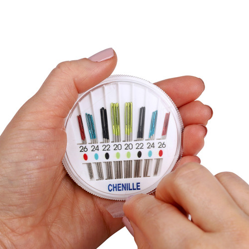 6 Pack - SINGER Chenille Color Eye Needles 24/Pkg-Sizes 20, 22, 24 And 26 - 01789 6 Pack - SINGER Chenille Color Eye Needles 24/Pkg-Sizes 20, 22, 24 And 26 - 01789
