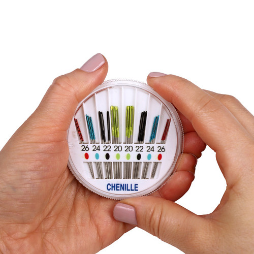 6 Pack - SINGER Chenille Color Eye Needles 24/Pkg-Sizes 20, 22, 24 And 26 - 01789 6 Pack - SINGER Chenille Color Eye Needles 24/Pkg-Sizes 20, 22, 24 And 26 - 01789