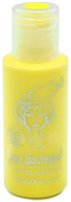 2 Pack Cosmic Shimmer Joyful Gess-Oh! By Jane Davenport 50ml-Laughing Lemon CSJDJG-LEMON - 5055260926176