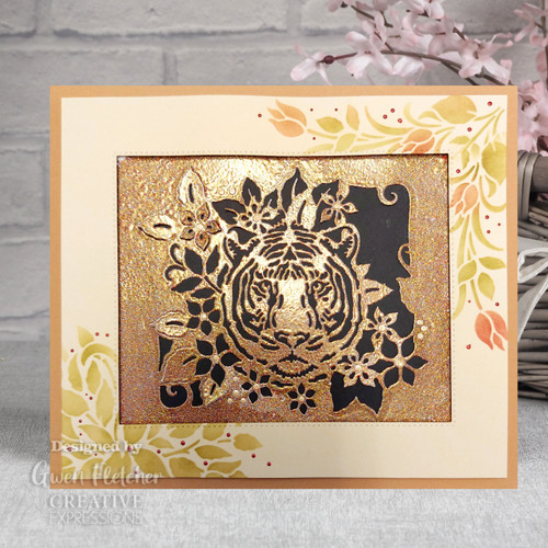 2 Pack Creative Expressions 7"X7" Stencil-Timeless Florals CEST069 - 5055305972311