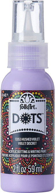 Folkart Dots Acrylic Paint 2oz-Hushed Violet - FADOT2OZ-12053 - 028995120534 Folkart Dots Acrylic Paint 2oz-Hushed Violet - FADOT2OZ-12053 - 028995120534