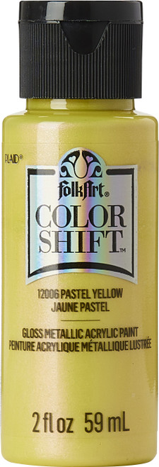 FolkArt Color Shift Paint 2oz-Pastel Yellow - FACS2-12006 - 028995120060