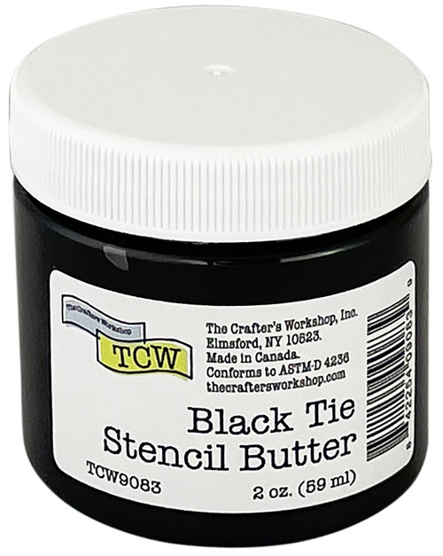 Crafter's Workshop Stencil Butter 2oz-Black Tie TCWSB2OZ-9083 - 842254090839