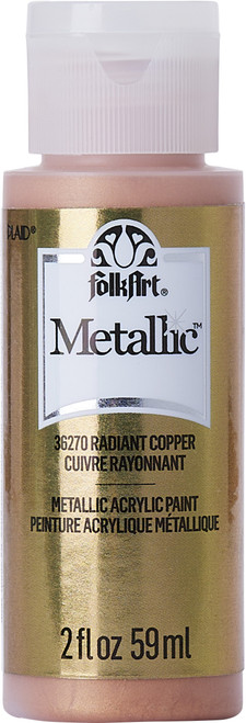 FolkArt Metallic Acrylic Paint 2oz-Radiant Copper SM-36270 - 028995362705