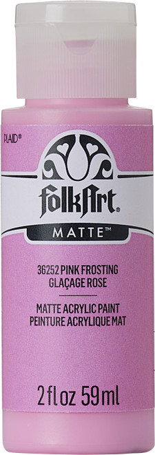 FolkArt Acrylic Paint 2oz-Pink Frosting FA-36252 - 028995362521