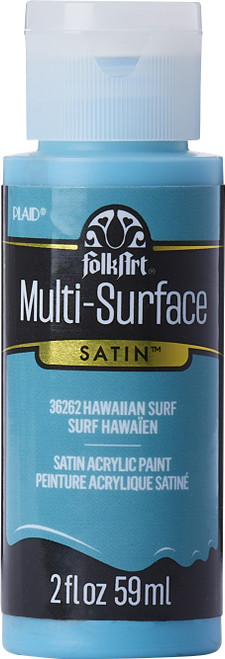 FolkArt Multi-Surface Acrylic Paint 2oz-Hawaiian Surf - MS-36262 - 028995362620