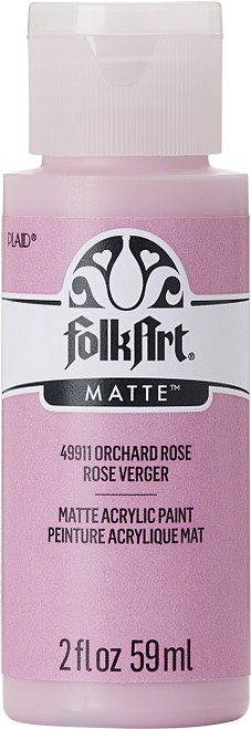 Folkart Matte Acrylic Paint 2oz-Orchid Rose FAAC2OZ-49911 - 028995499111