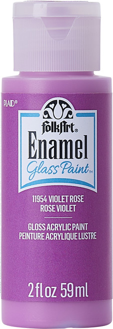FolkArt Enamel Paint 2oz-Violet Rose - 40-1954 - 028995119545 FolkArt Enamel Paint 2oz-Violet Rose - 40-1954 - 028995119545