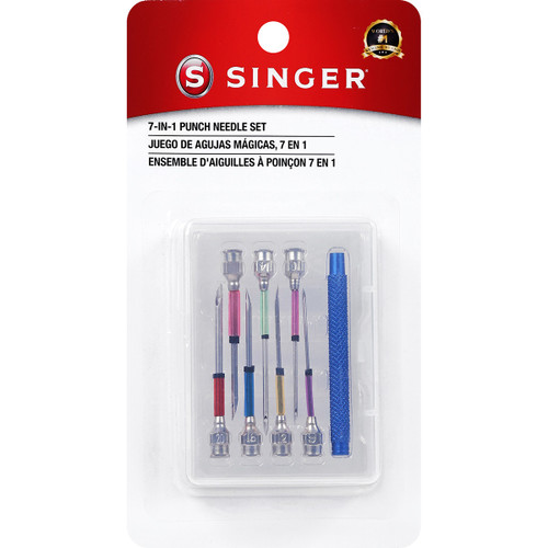 Singer 7-in-1 Interchangeable Fine Punch Needle Set01793 - 071081017935