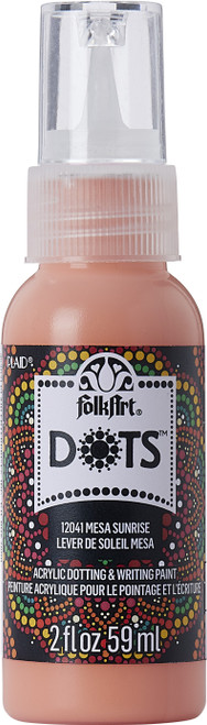 Folkart Dots Acrylic Paint 2oz-Mesa Sun FADOT2OZ-12041 - 028995120411