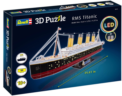 Carrera-Revell 3D Puzzle LED Edition-RMS Titanic 01549091