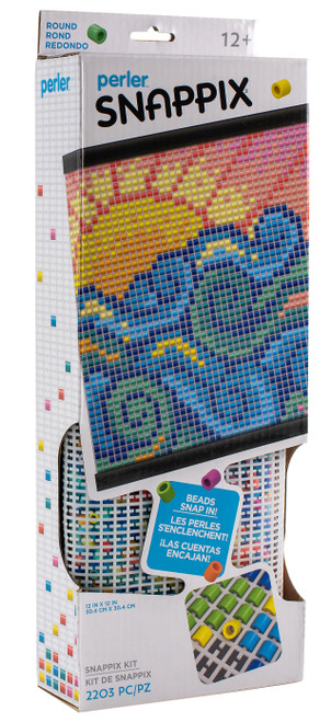 Perler Snappix Kit 12"X12"-Ocean Sunset 8054411