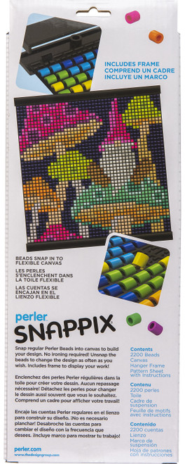 Perler Snappix Kit 12"X12"-Mushroom Gnome 8054486