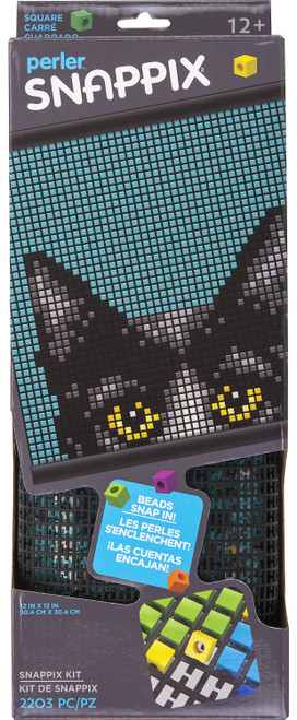 Perler Snappix Kit 12"X12"-Peekaboo Cat 8054491 - 048533544912