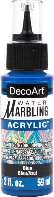 DecoArt Water Marbling Paint 2oz-Blue DWMP-14 - 766218137876