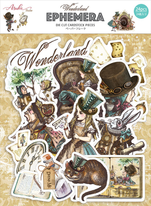 Wonderland Ephemera Cardstock Die-Cuts 24/PkgMP-60970