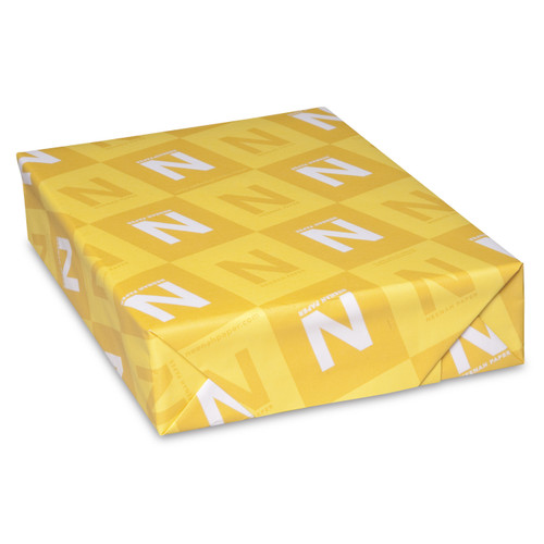 Neenah 110lb Classic Crest Cardstock 8.5"X11" 125/Pkg-Natural White - N04119 - 096644041196