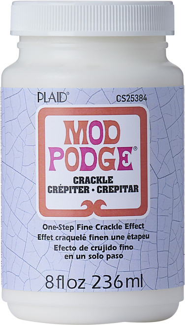 Plaid Mod Podge One-Step Crackle Medium-8oz CS25384 - 028995253843