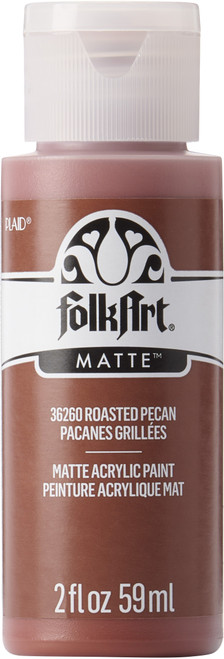 FolkArt Acrylic Paint 2oz-Roasted Pecan FA-36260 - 028995362606