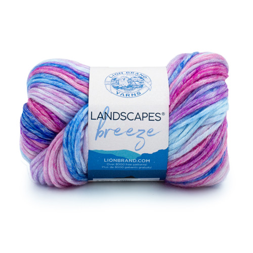 3 Pack Lion Brand Landscapes Breeze Yarn-Coast 543-617 - 023032069005