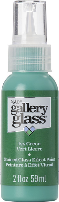 3 Pack - FolkArt Gallery Glass Paint 2oz-Ivy Green - FAGG2OZ-19780 - 028995197802