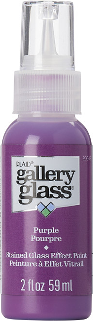 3 Pack FolkArt Gallery Glass Paint 2oz-Purple FAGG2OZ-20043 - 028995200434