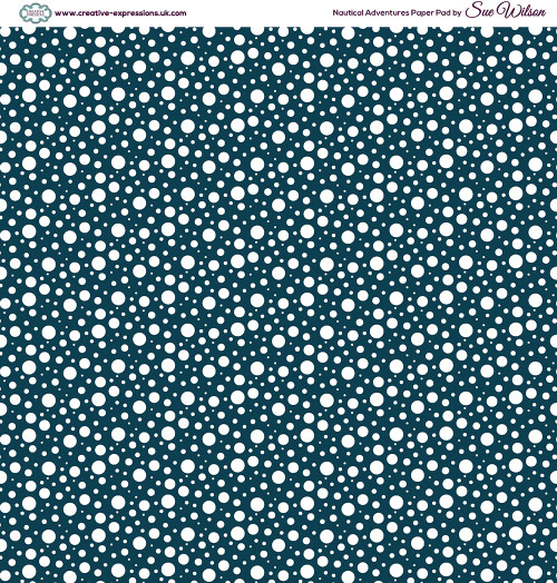 Creative Expressions Single-Sided Paper Pad 8"X8" 24/Pkg-Nautical Adventure By Sue Wilson CEPP0010