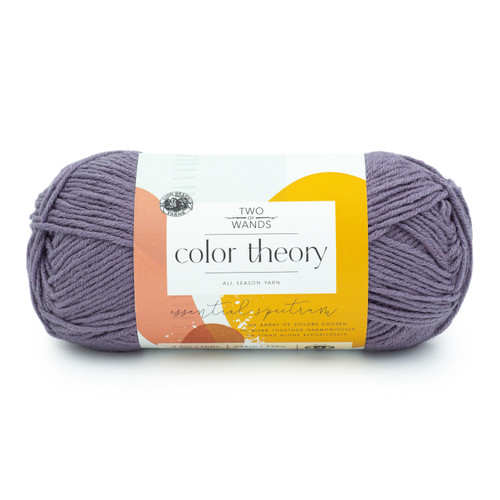 Lion Brand Color Theory Yarn-Amethyst 619-147 - 023032116242