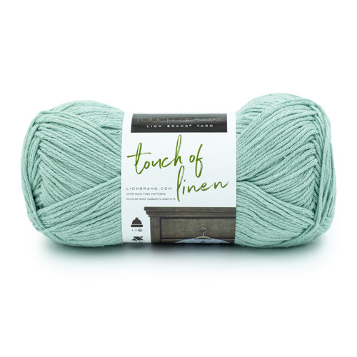 3 Pack Lion Brand Touch of Linen Yarn-Cove 682-168 - 023032069203
