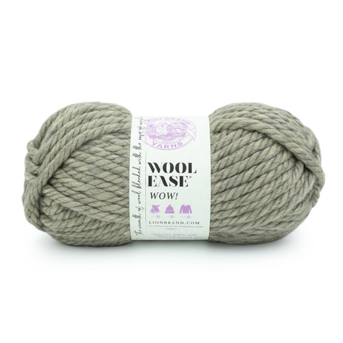 Lion Brand Wool-Ease WOW Yarn-Mushroom 624-403 - 023032114217
