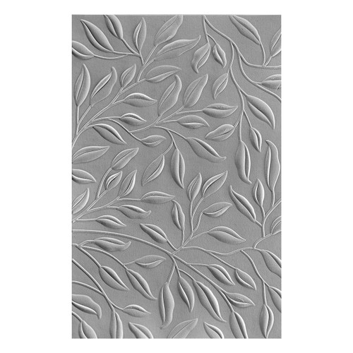 Spellbinders 3D Embossing Folder 5.5"X8.5"-Leafy E3D030 - 812062038330