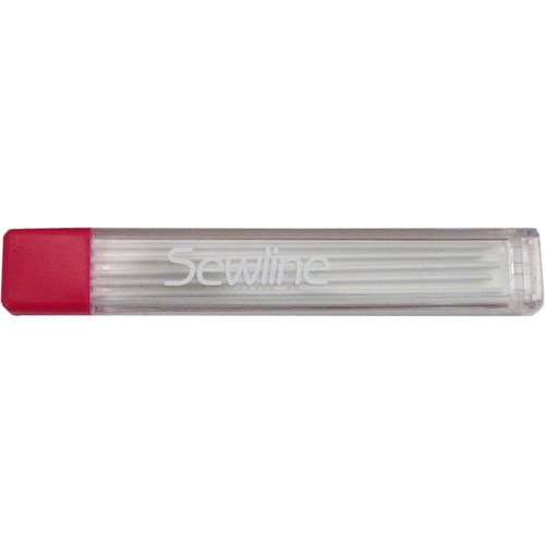 5 Pack Sewline Mechanical Fabric Pencil Lead Refill 6/Pkg-White -70065