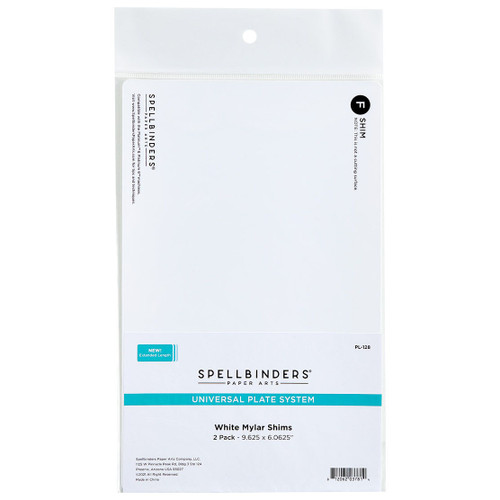 Spellbinders Mylar Shim 2/Pkg-9.625"X6.0625" - PL128 - 812062037814 Spellbinders Mylar Shim 2/Pkg-9.625"X6.0625" - PL128 - 812062037814